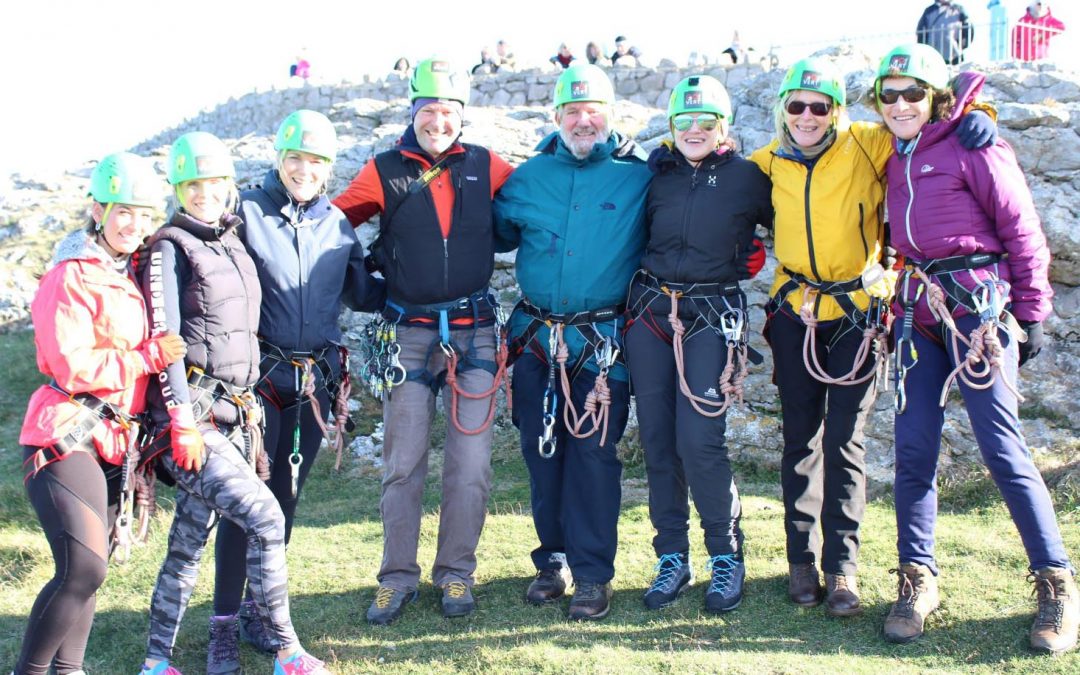 Great Orme abseilers raise funds to support Change Step